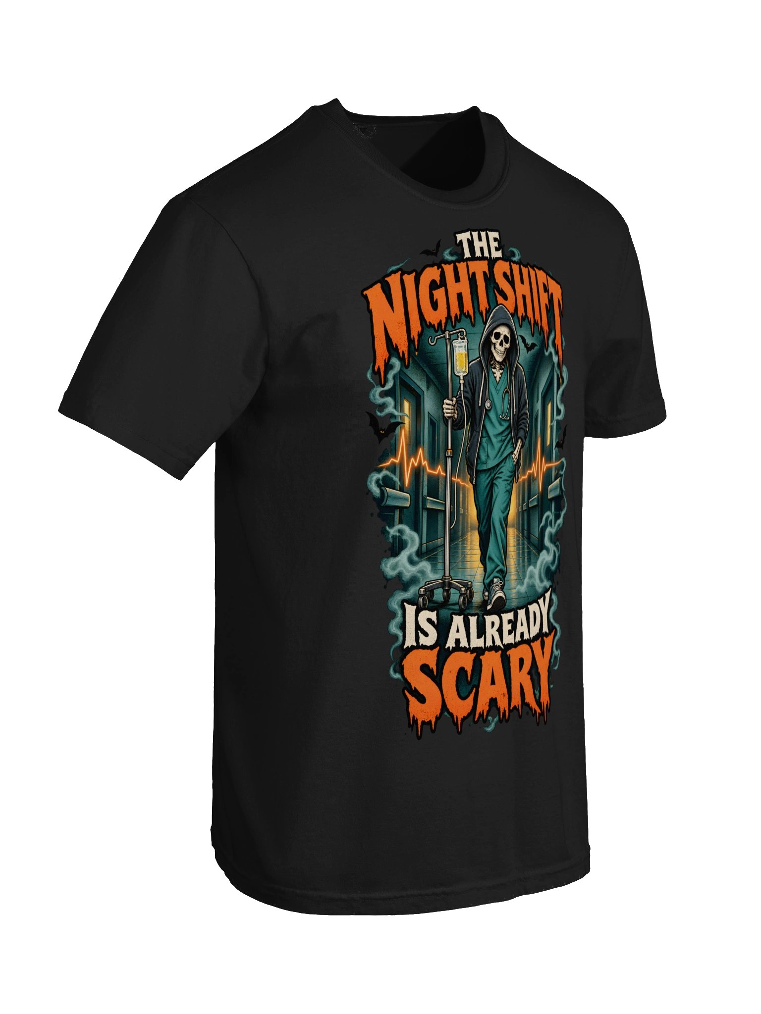 The Night Shift Is Already Scary | Halloween Nurse Shirt product image (10)