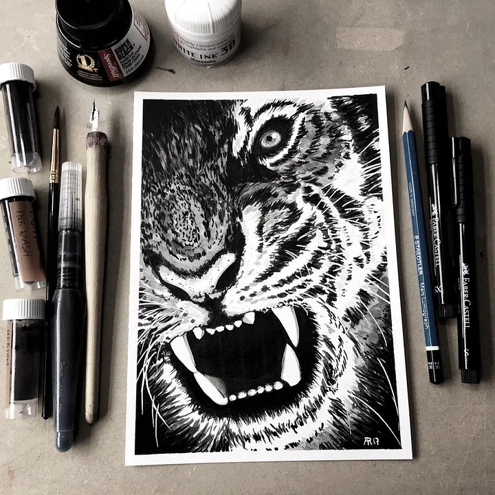 original artwork : tiger product image (2)