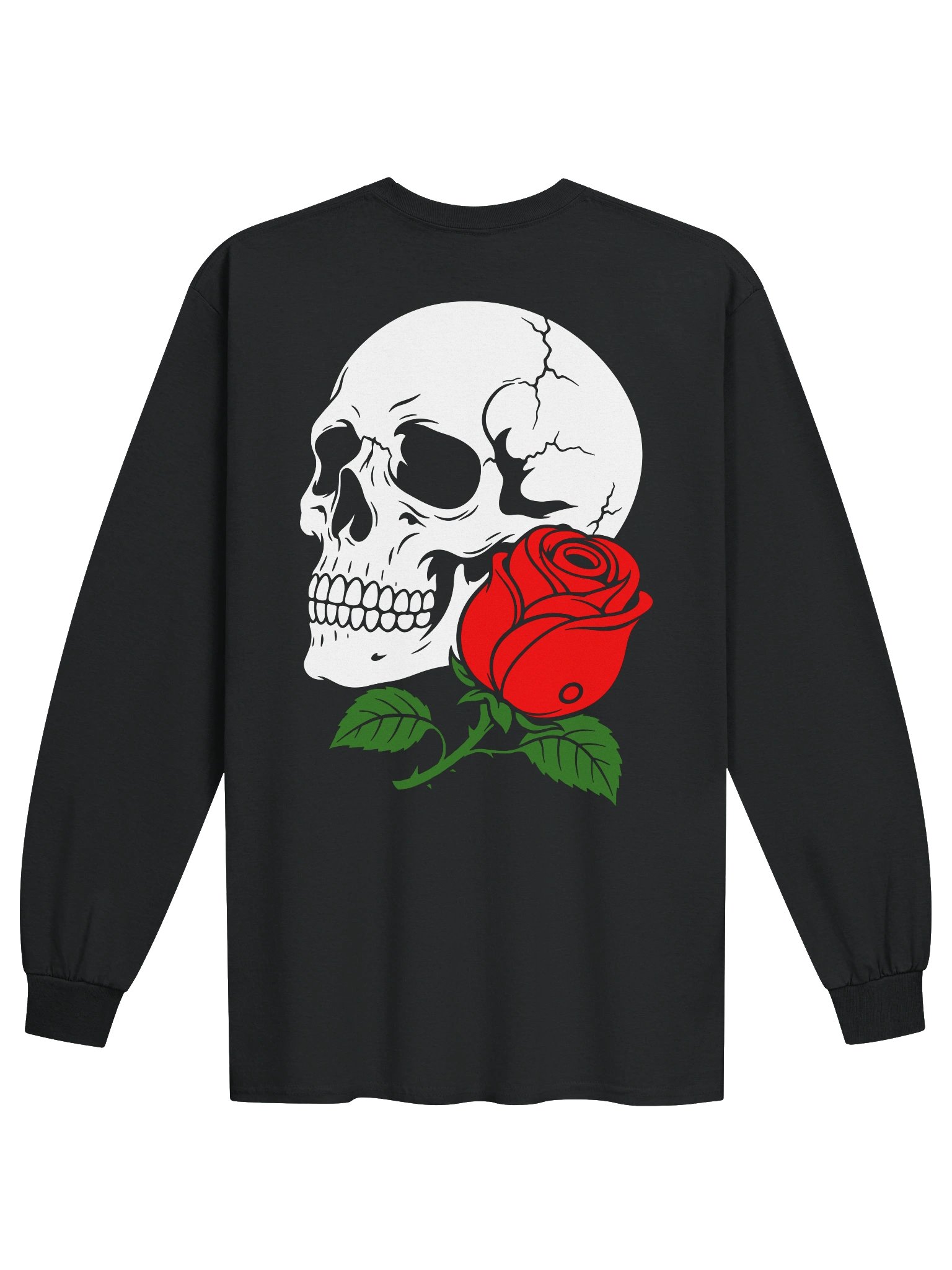 Skull & Rose Long Sleeve Tee product image (1)