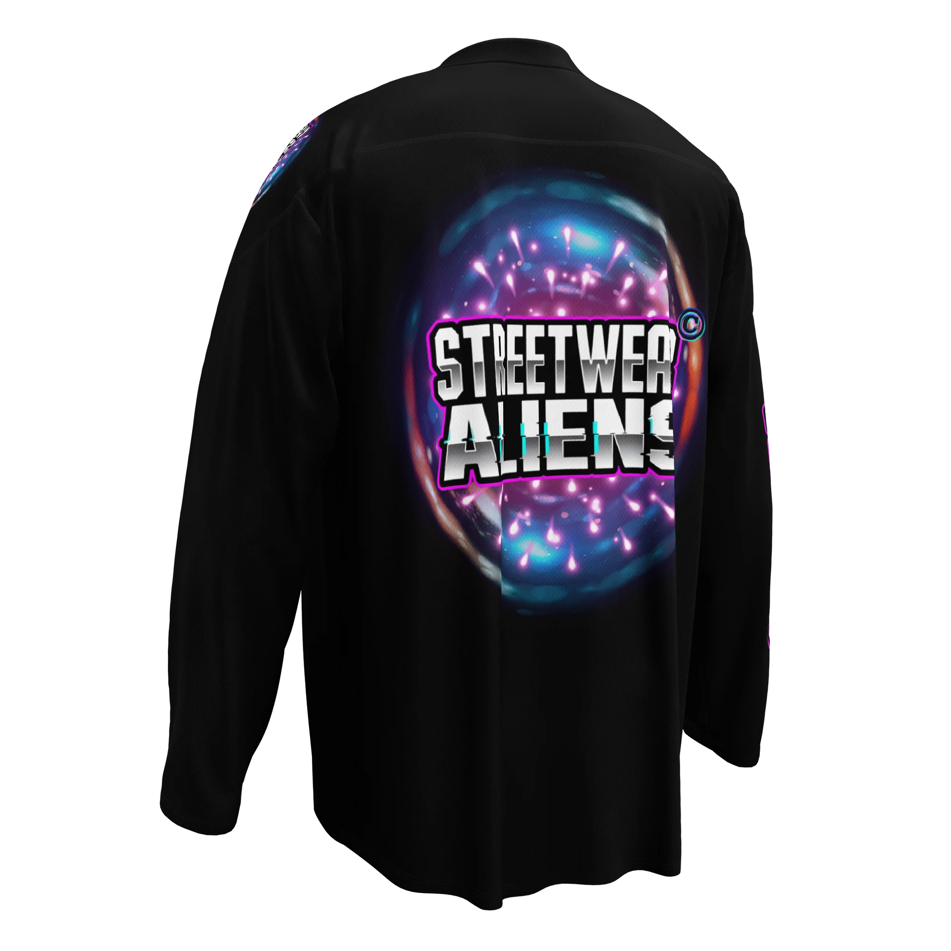 LIMITED EDITION - CNX Core All-over print Unisex Long Sleeve Tee — Streetwear Aliens 001 product image (4)