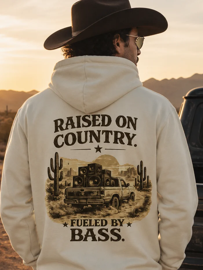 Country Hardstyle | Raised on Country | Premium Hoodie product image (3)