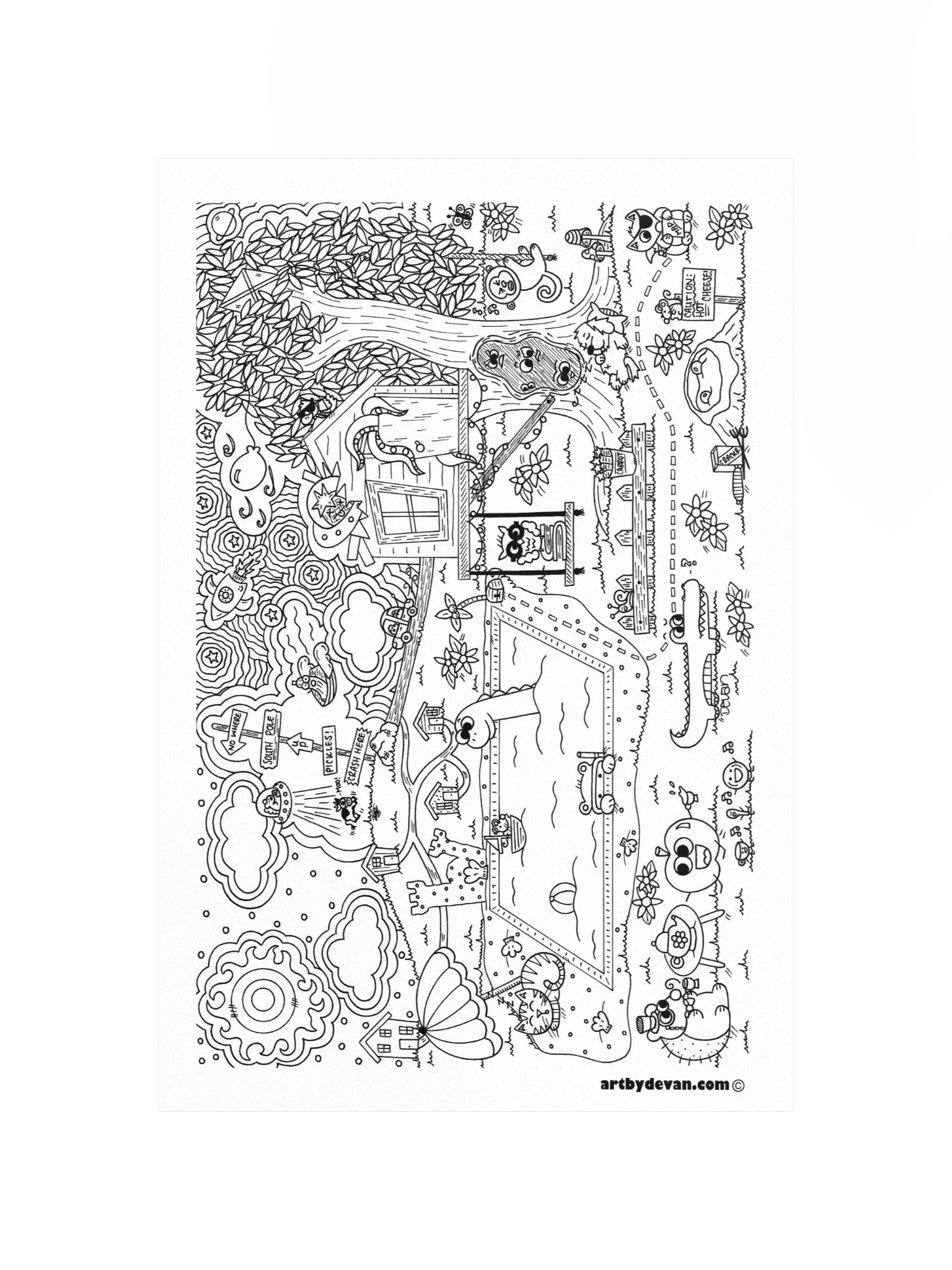 Color Your Own Art: Friendly Inspired Art product image (4)