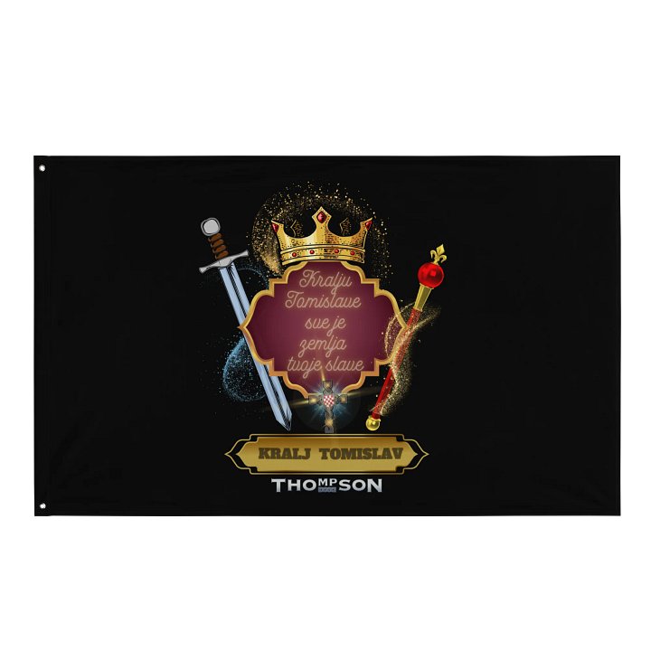 Royal Crest Custom Flag Kralj Tomislav Thompson Cover product image (1)