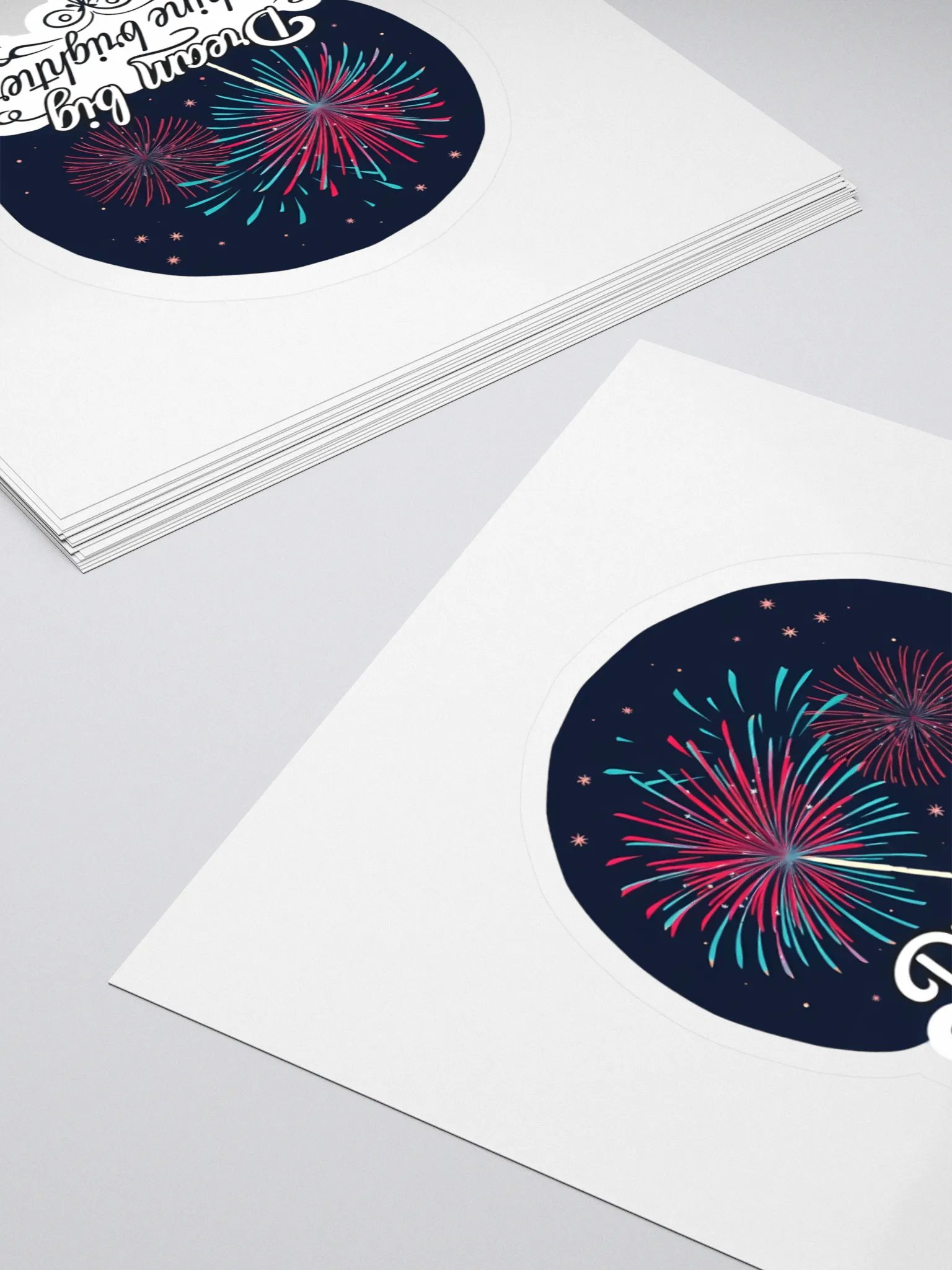 Dream Big Kiss Cut Stickers product image (4)