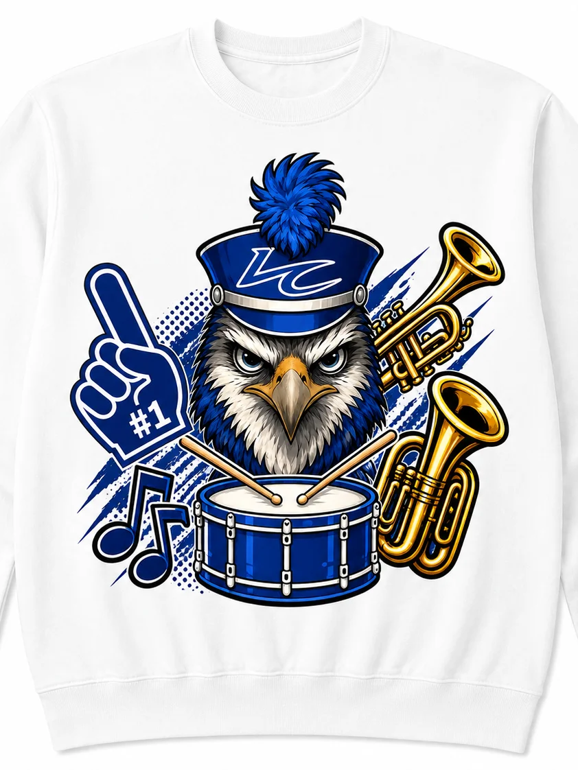 Dummer Hawk Comfort Colors Sweat Shirt product image (1)
