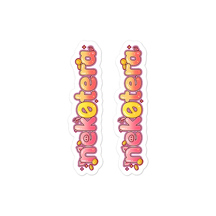 ꒰Sticker Logo 2꒱ ⋯ nek0tera Logo Text product image (2)