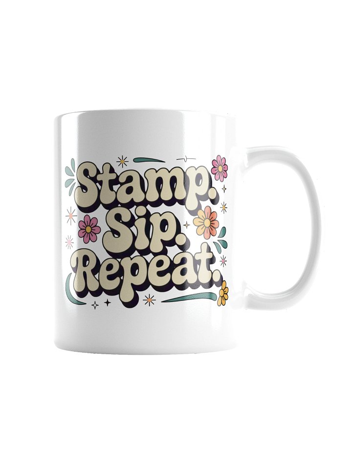 Stamp. Sip. Repeat. Mug product image (3)