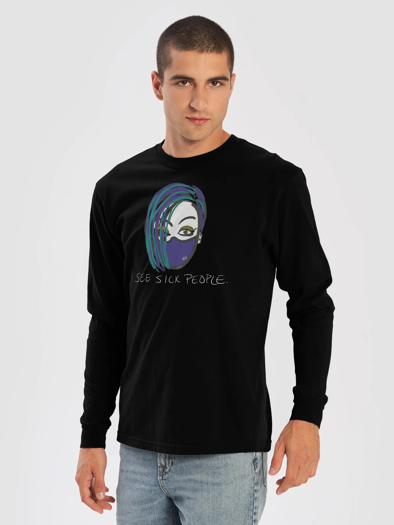 I See Sick People long sleeve tee product image (25)