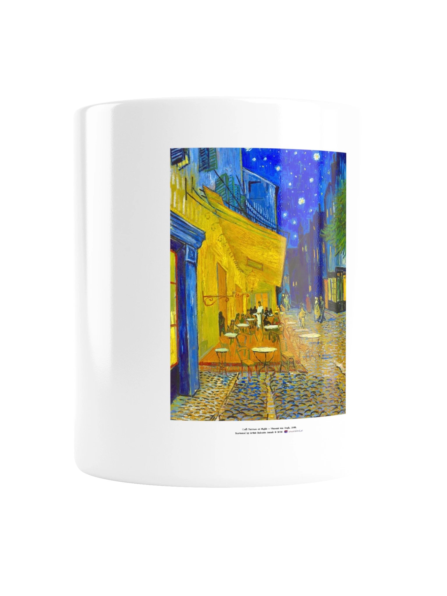 Café Terrace at Night — White Mug product image (2)