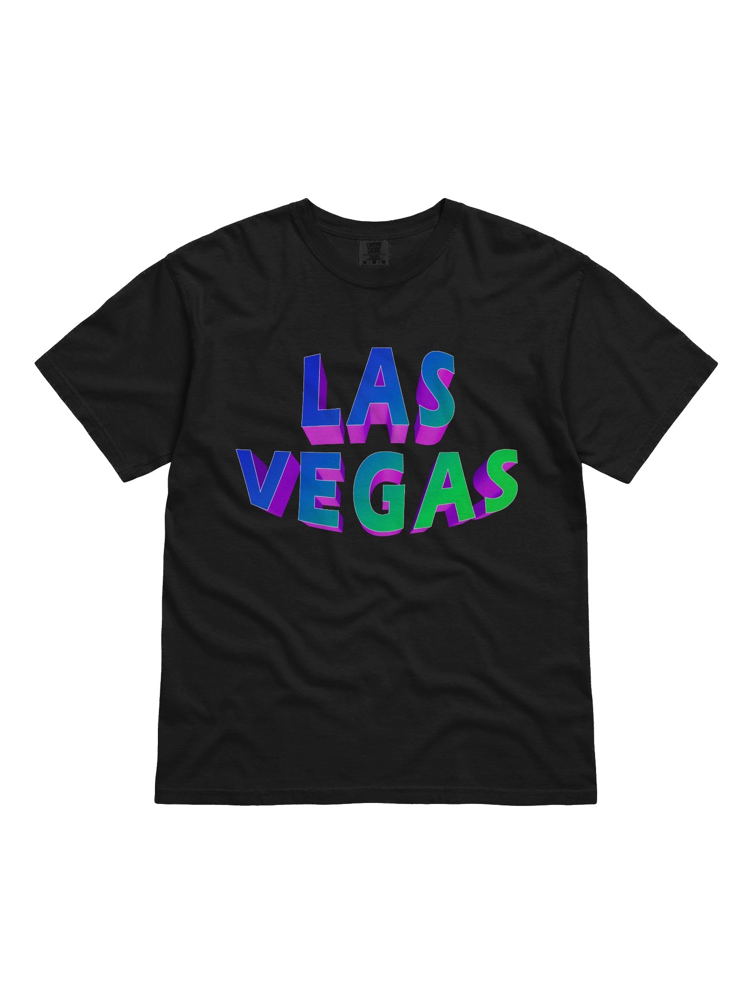 LAS VEGAS 3D Neon Graphic Tee product image (1)