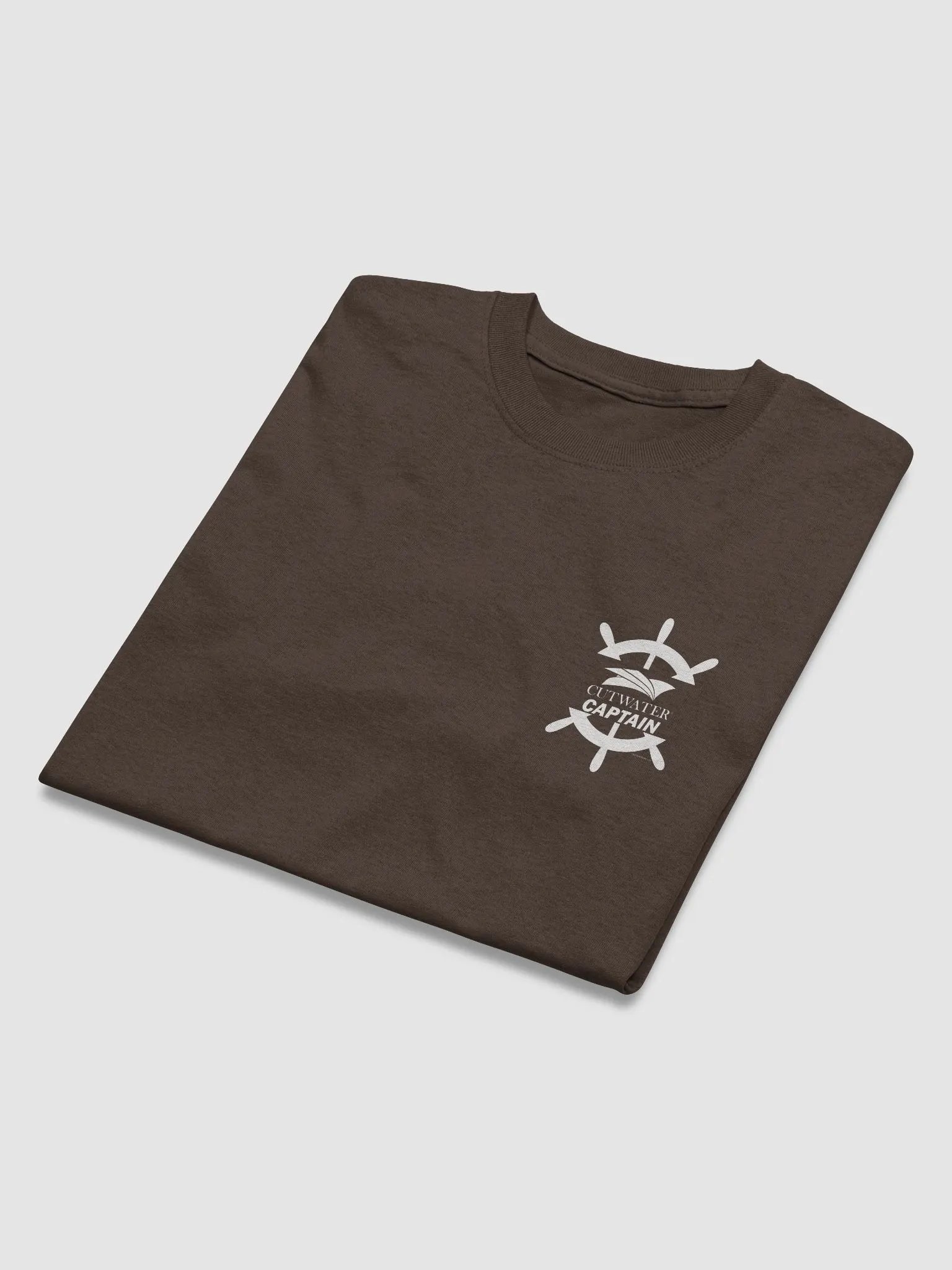 Cutwater Captain - T-Shirt - Dark Shirt w/White Logo product image (6)