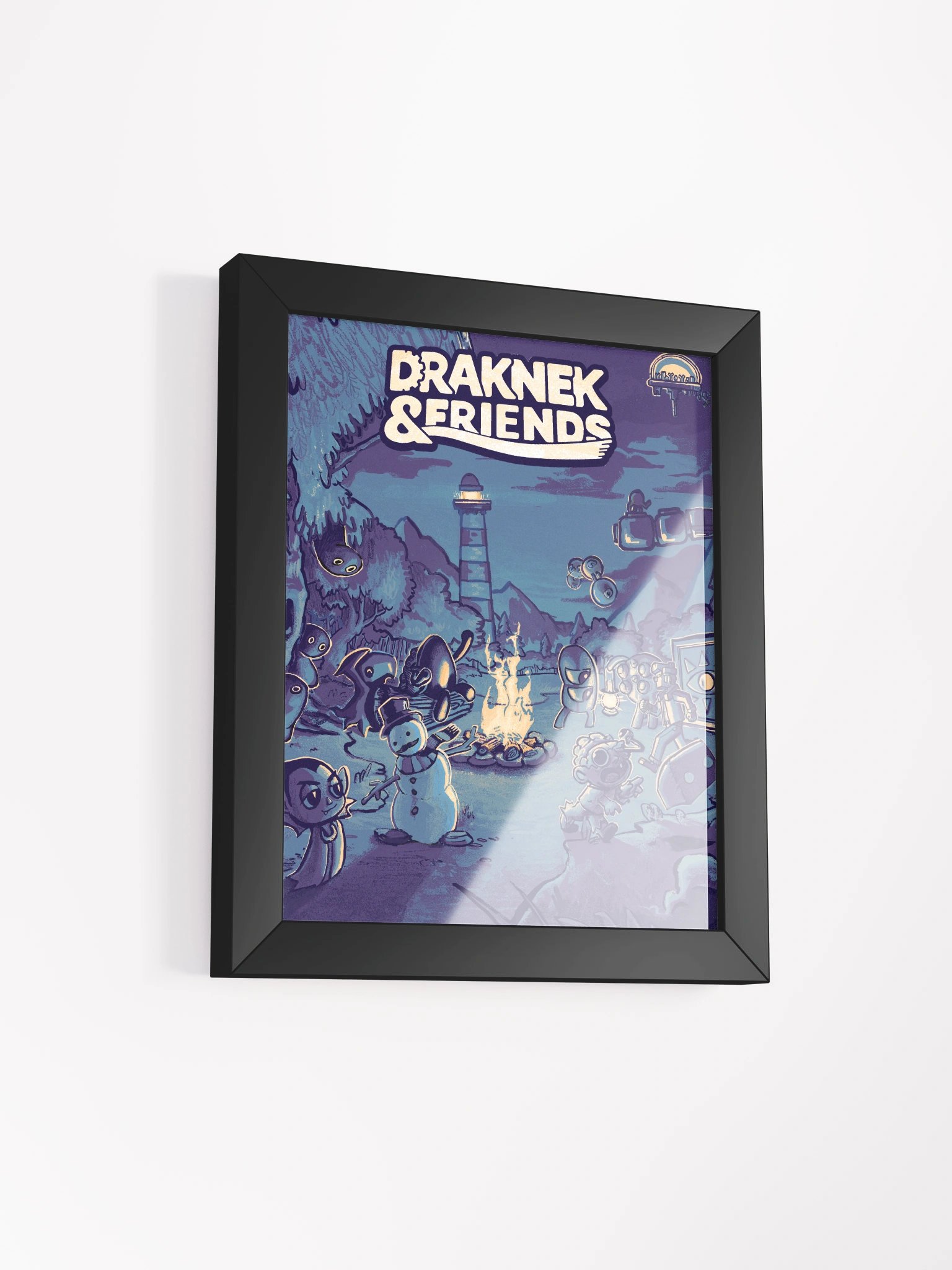 Draknek & Friends Framed Print product image (2)