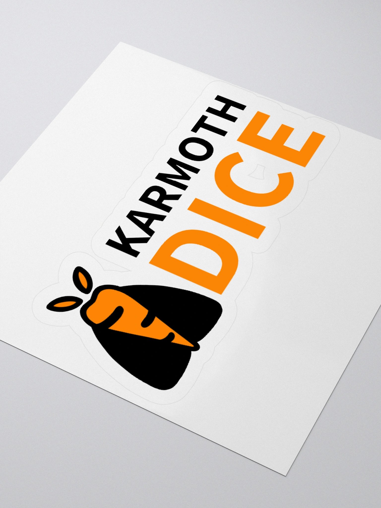A properly KarMoth sticker product image (3)