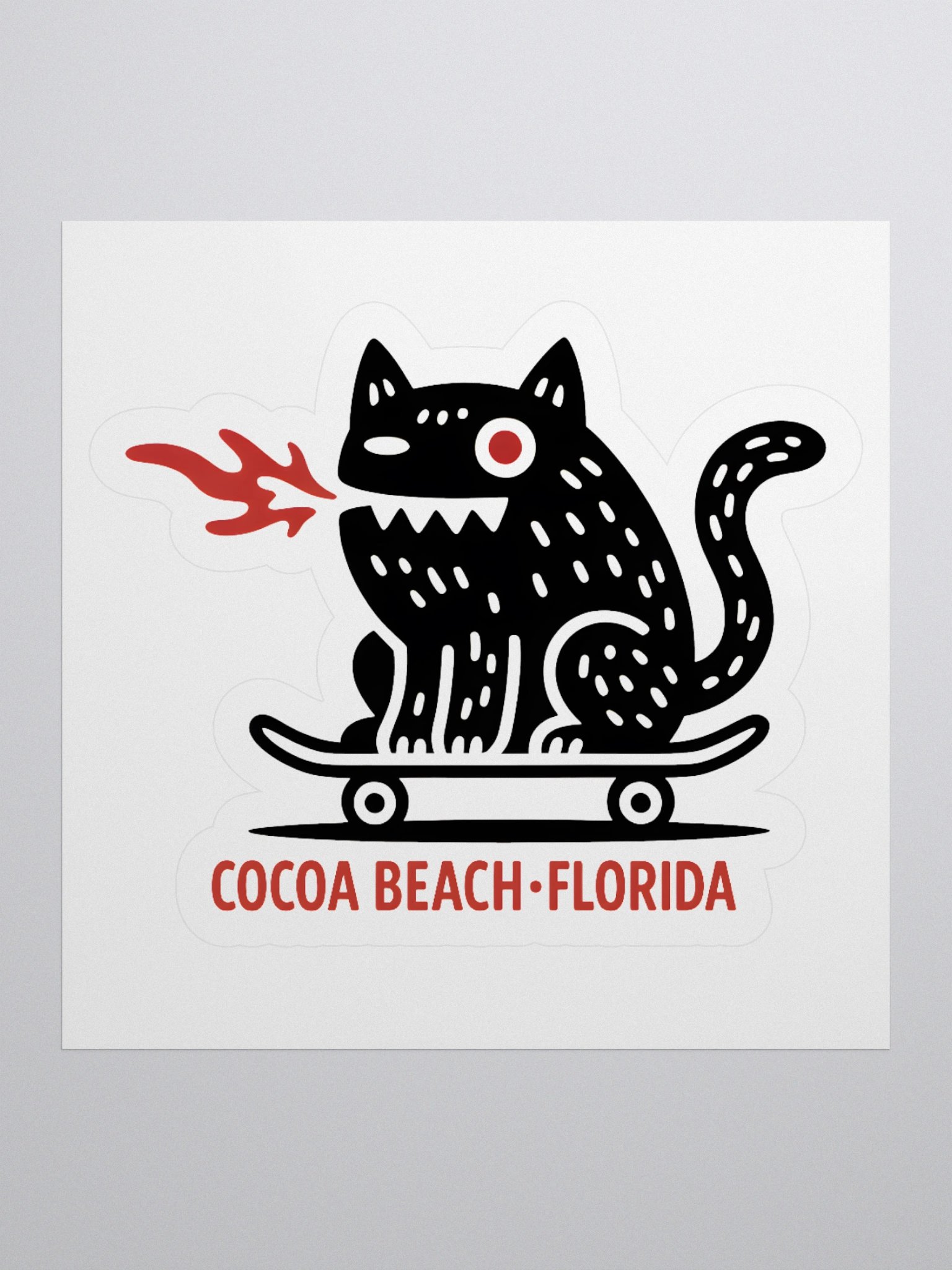 Cocoa Beach Florida | Skate Sticker product image (1)