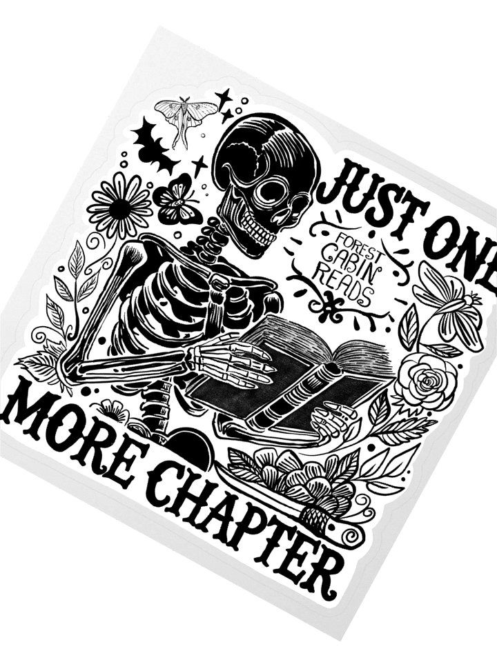 Just One More Chapter Sticker product image (2)
