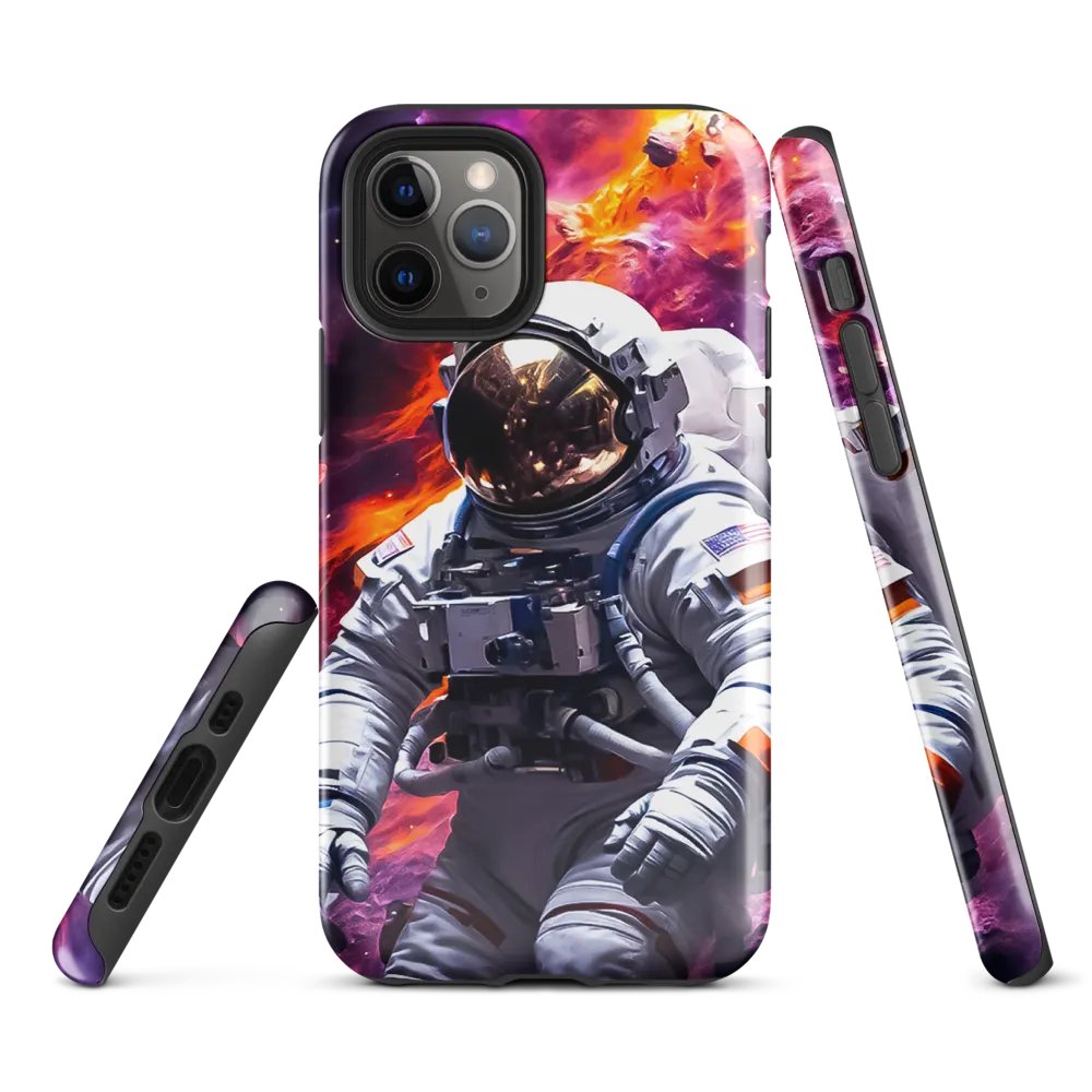 Astronaut Drifting Through Space iPhone Case product image (2)