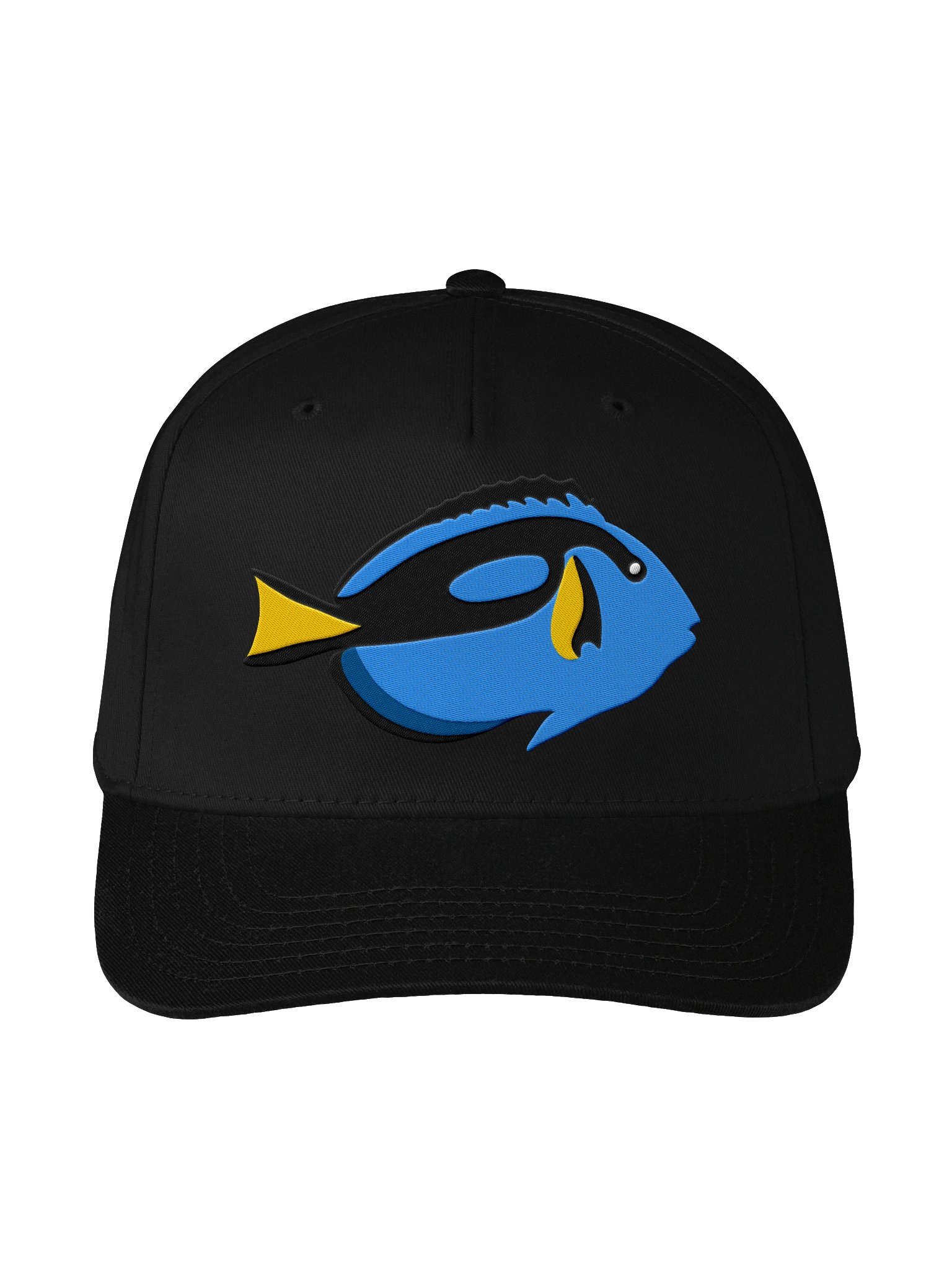 Blue Tang Mid-Profile Baseball Cap (Embroidered) for Reef and Marine Aquarium Lovers product image (3)