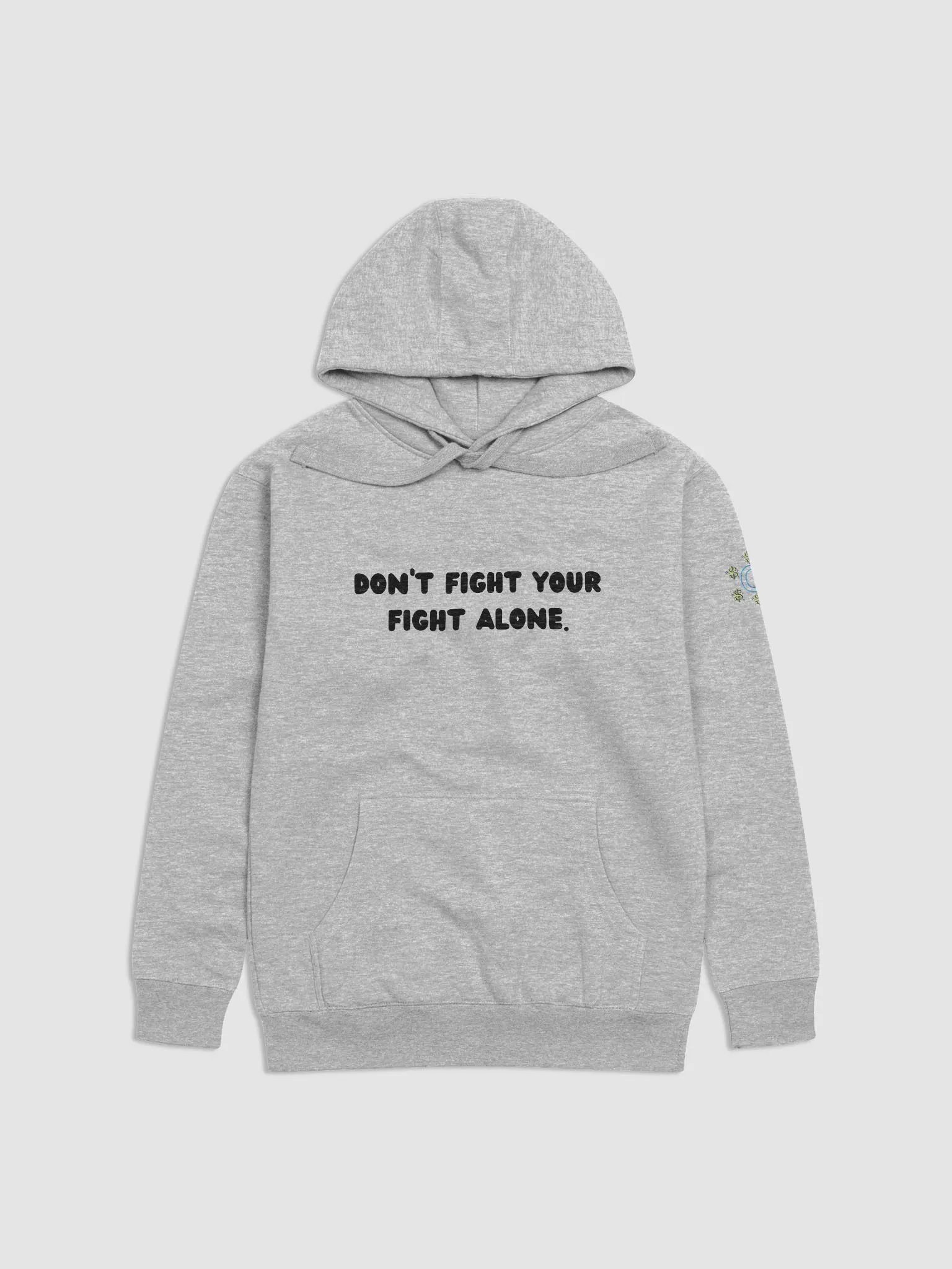 Fight Hoodie (Black Font) product image (1)