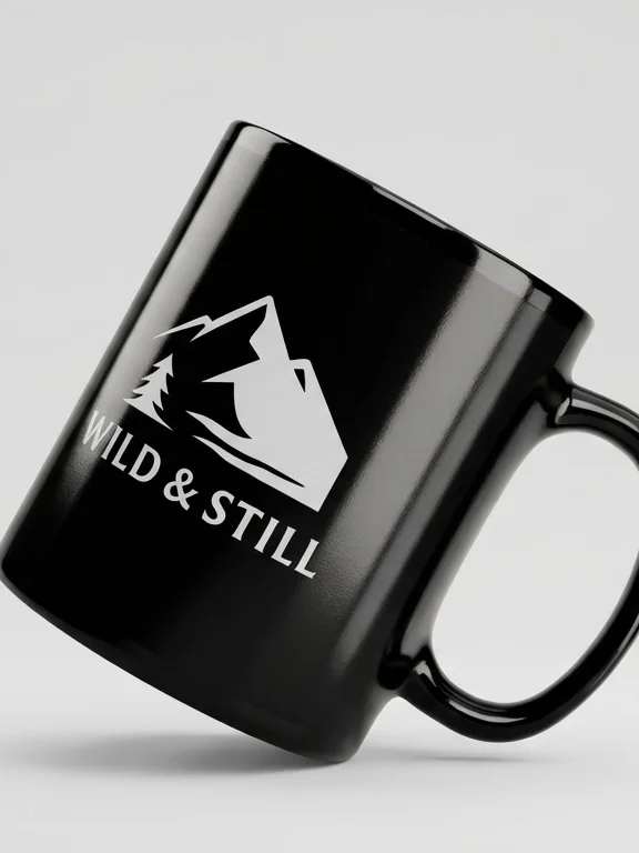Black Glossy Mug product image (2)