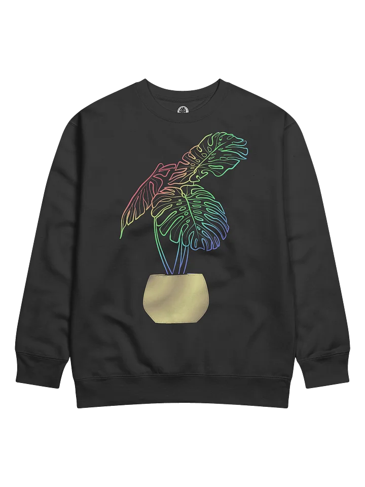 Rainbow Monstera Sweatshirt product image (2)
