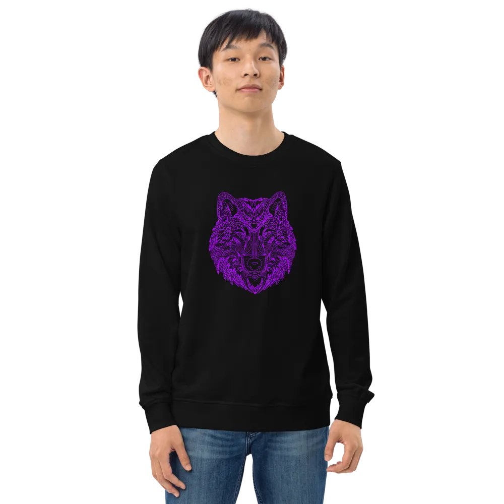 Magenta Wolf Symmetry Sweatshirt product image (9)
