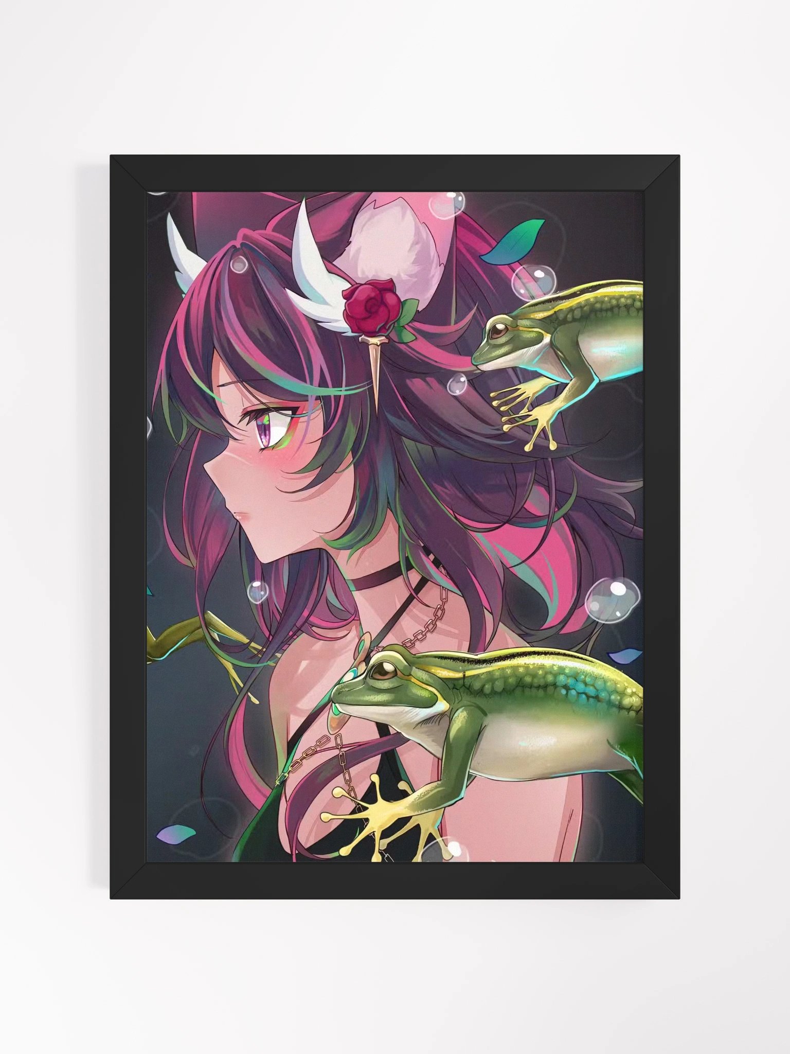 【Framed Poster】- Myun Frog Bustshot product image (3)