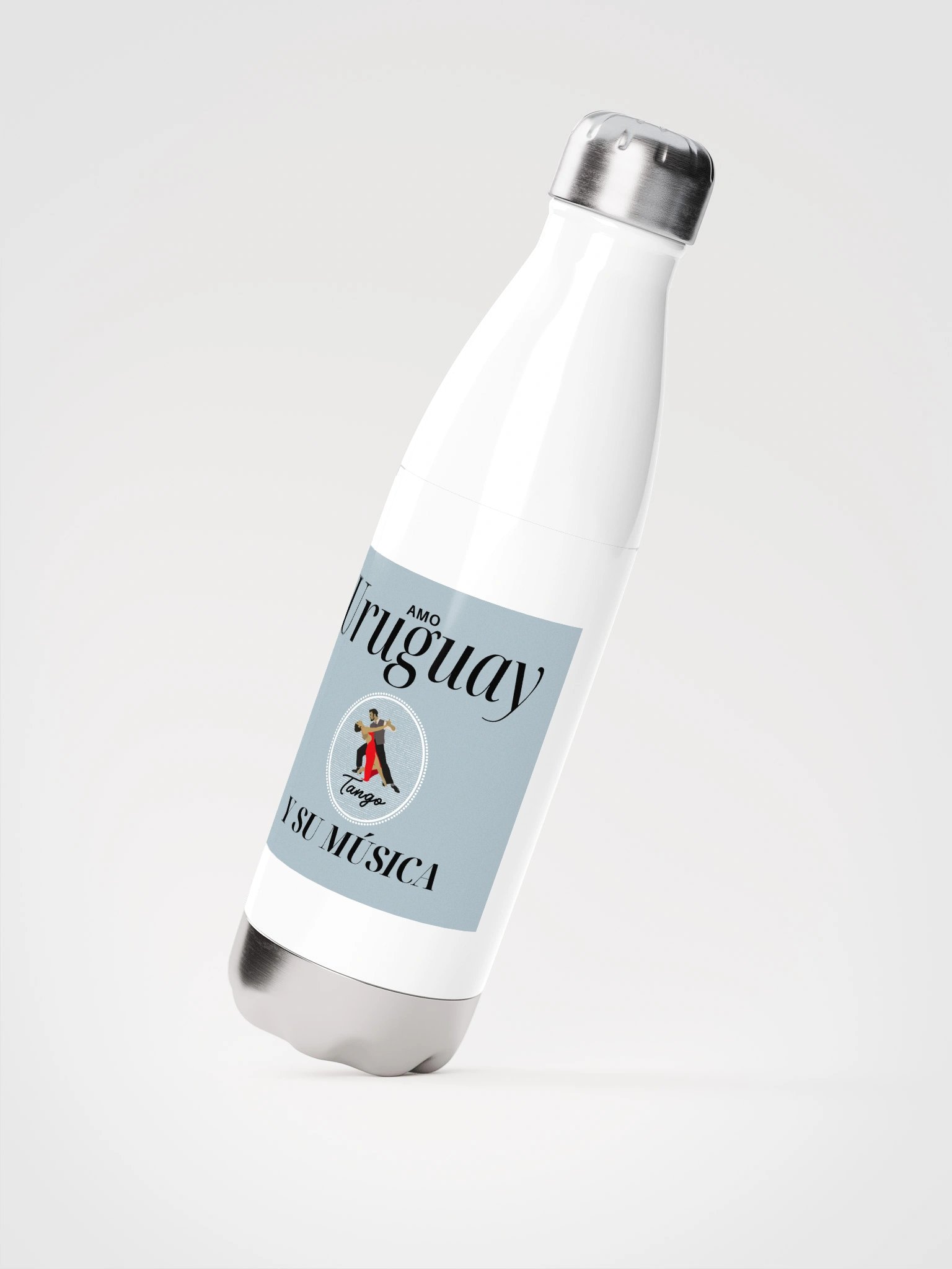 URUGUAY MUSIC TANGO Steel Water Bottle product image (2)