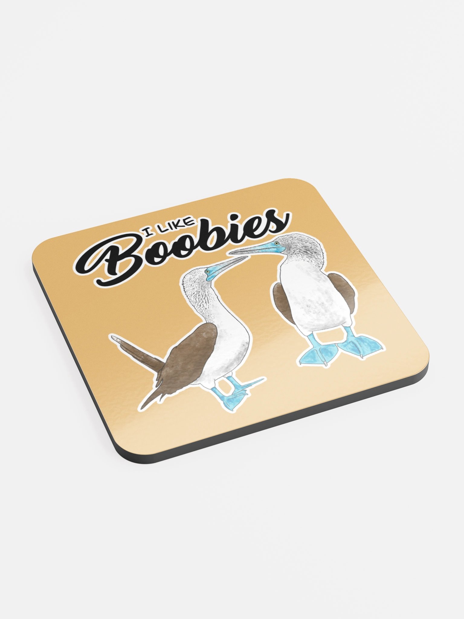 Funky Blue-Footed Boobies Coaster product image (2)