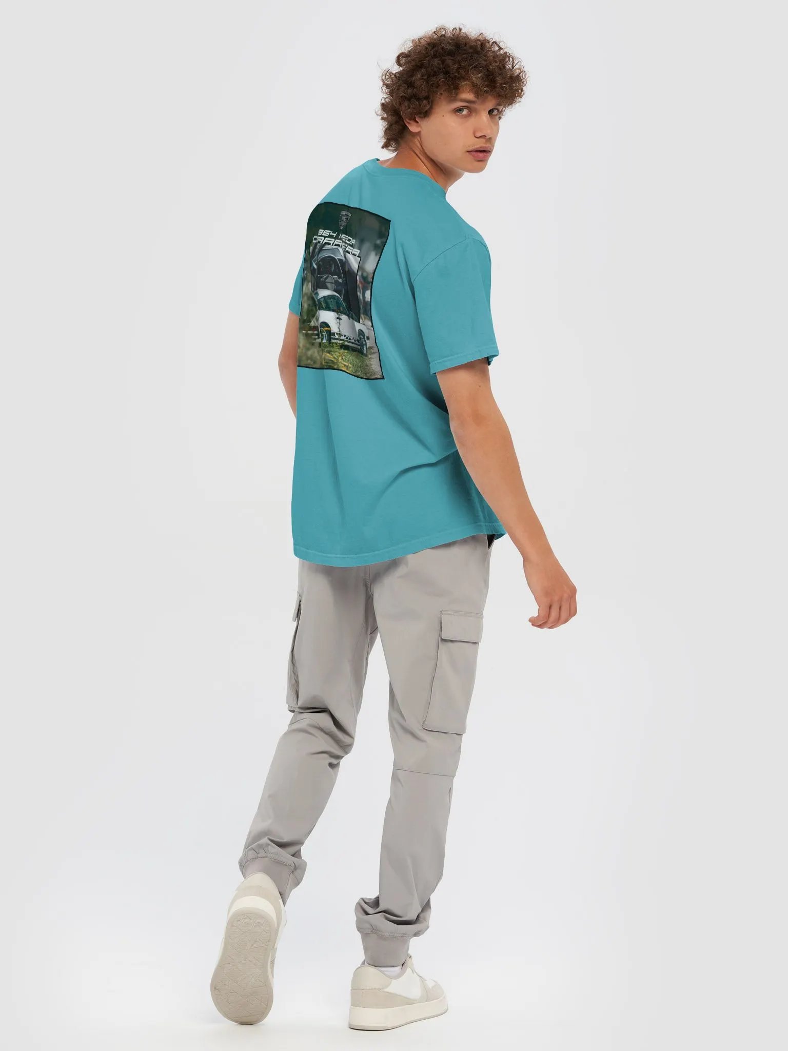 964 Media Tee - Lagoon Blue product image (5)