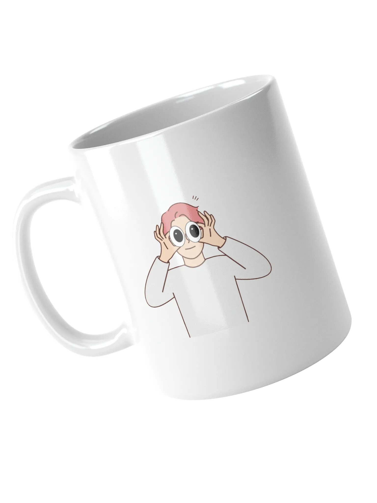 Surprised Twins White Glossy Mug product image (3)
