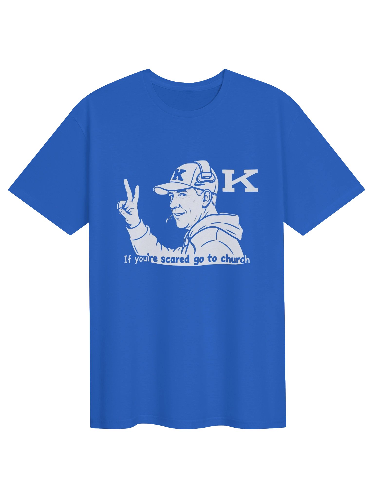 Will Stein If You’re Scared Go to Church Shirt product image (3)