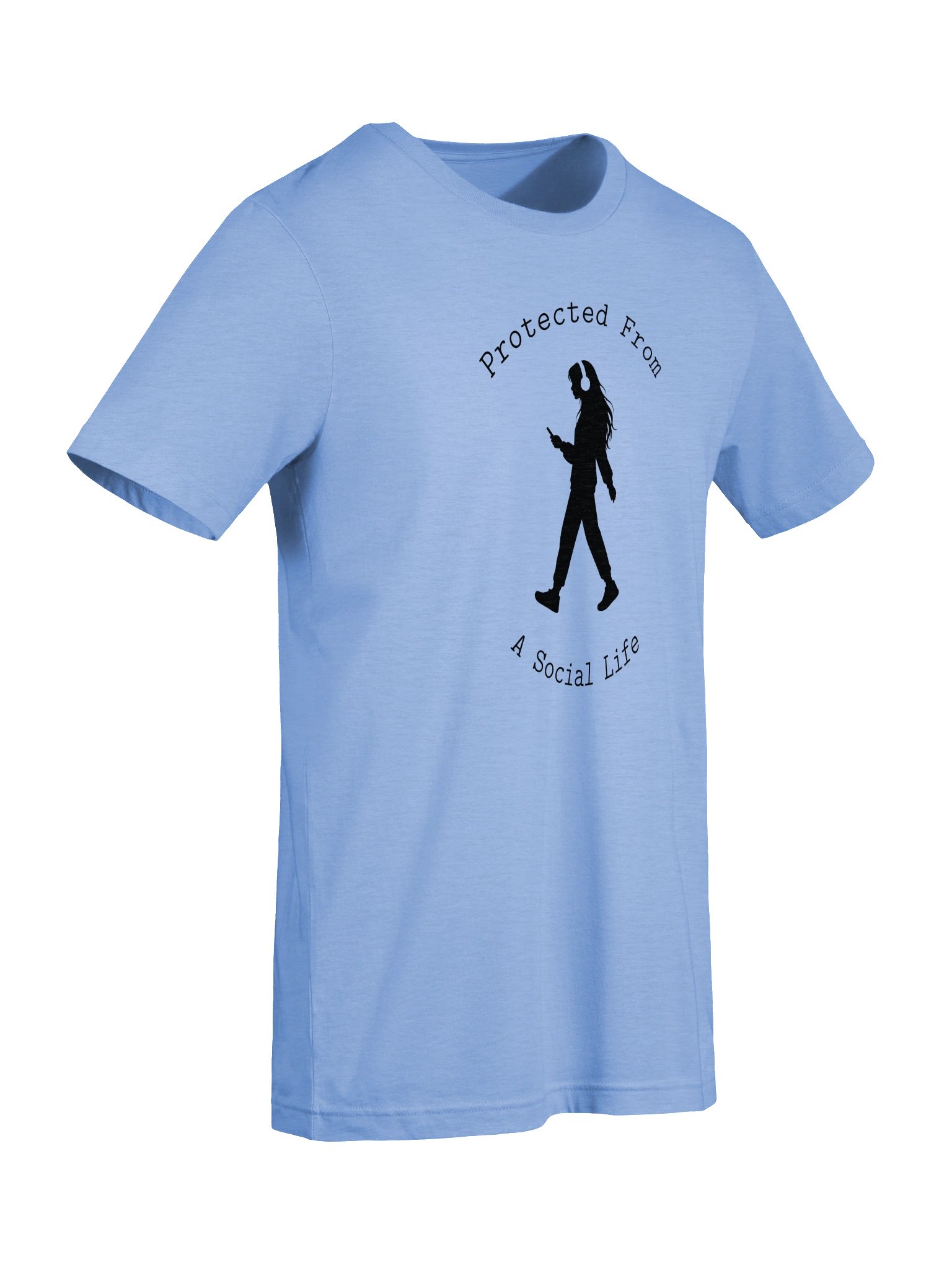 P.F.A.S.L. Girl Silhouette T-Shirt (Light) product image (7)