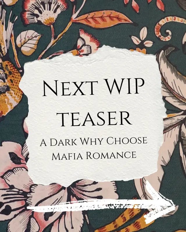No, I do NOT only write fantasy books 😉 More updates coming soon! #mafiabooks #darkromance #WIP #indieauthor whychoose