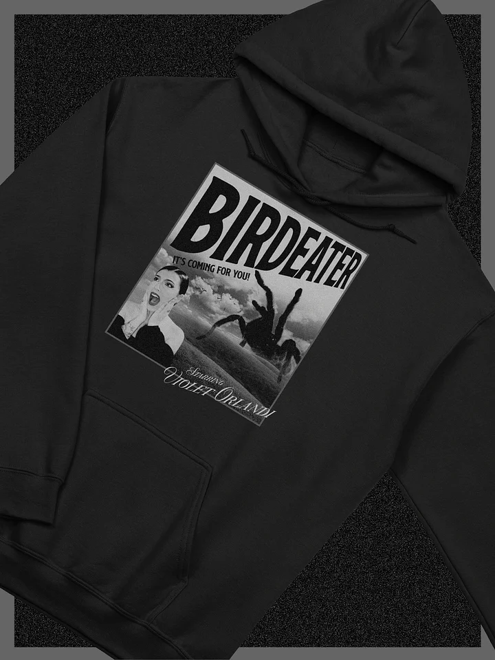 Birdeater Vintage Poster Hoodie (B&W) product image (1)