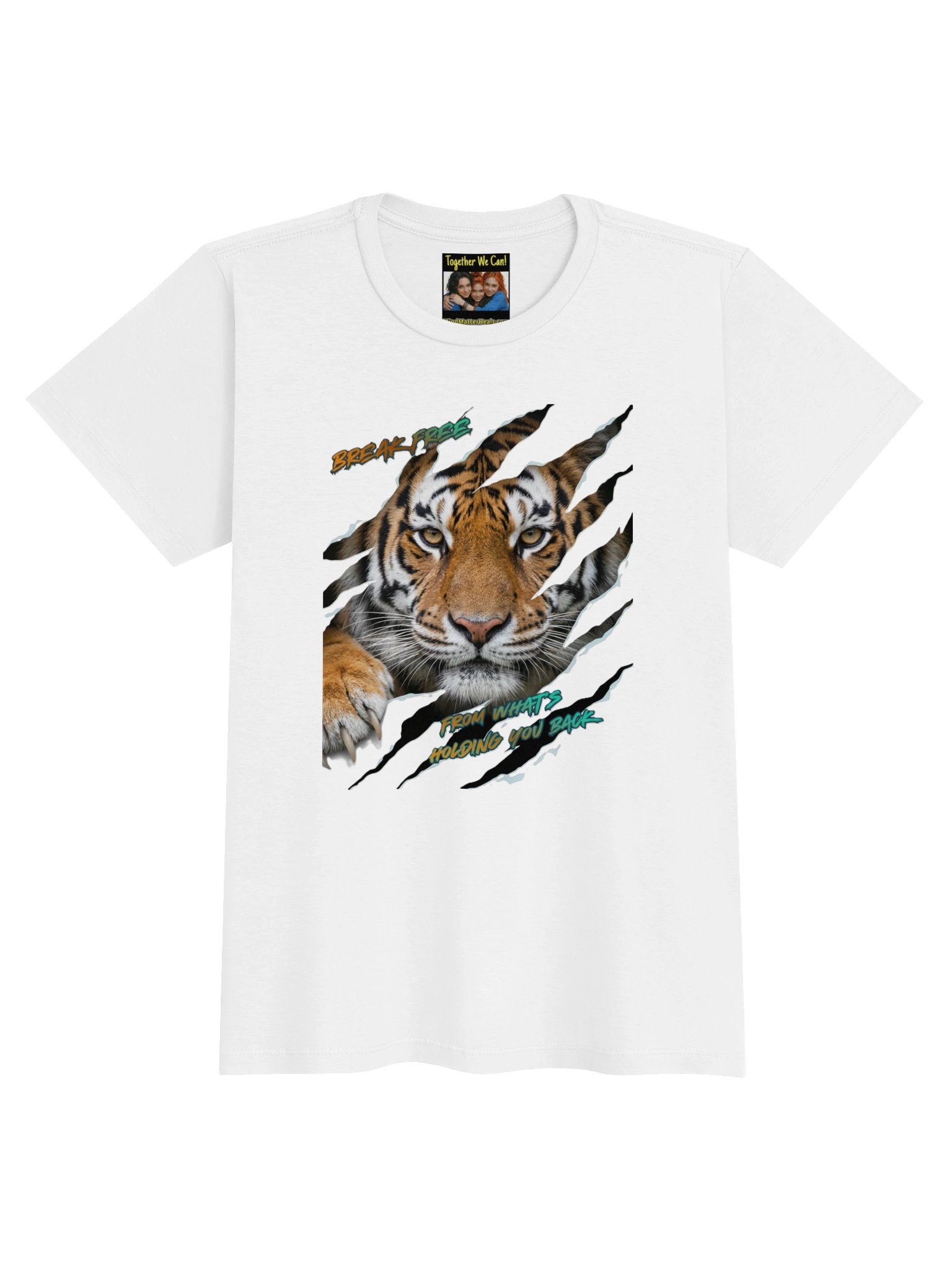 Mind Matter - Break Free - Tiger Graphic - Women's Tee product image (1)
