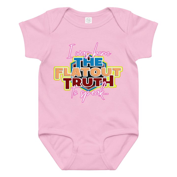 "I was born to speak" TFOT Baby Girl Onesie product image (1)