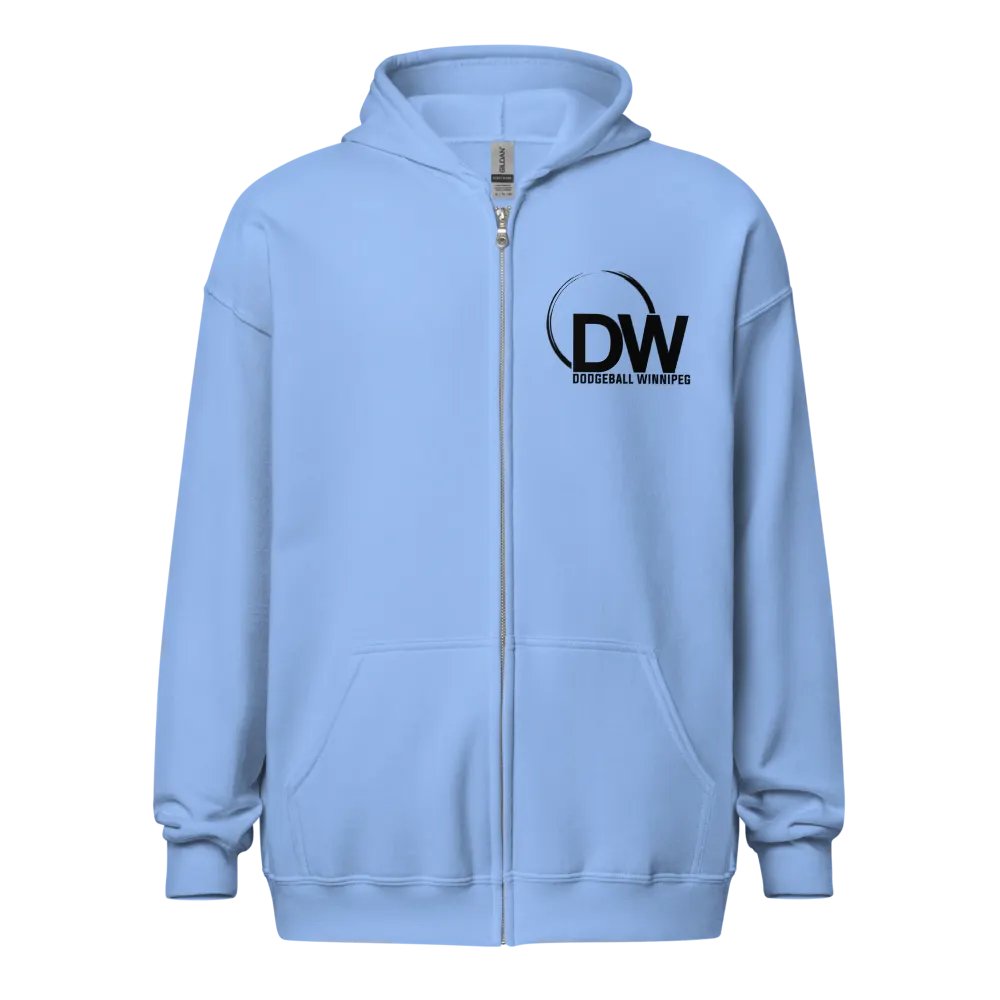 Dodgeball Winnipeg Zip-Up Hoodie (Dark) product image (2)