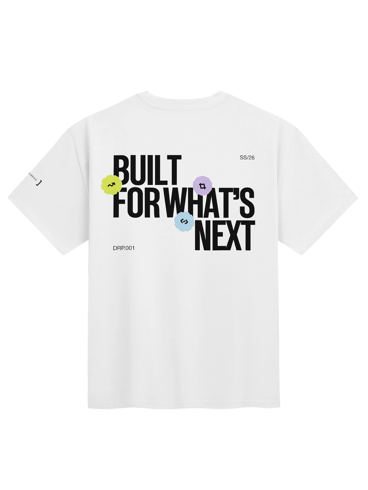 DigitlHaus Built for What's Next T-shirt - White product image (2)