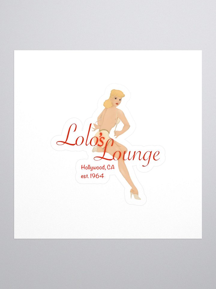 Classic Lolo's Lounge Logo Sticker product image (1)