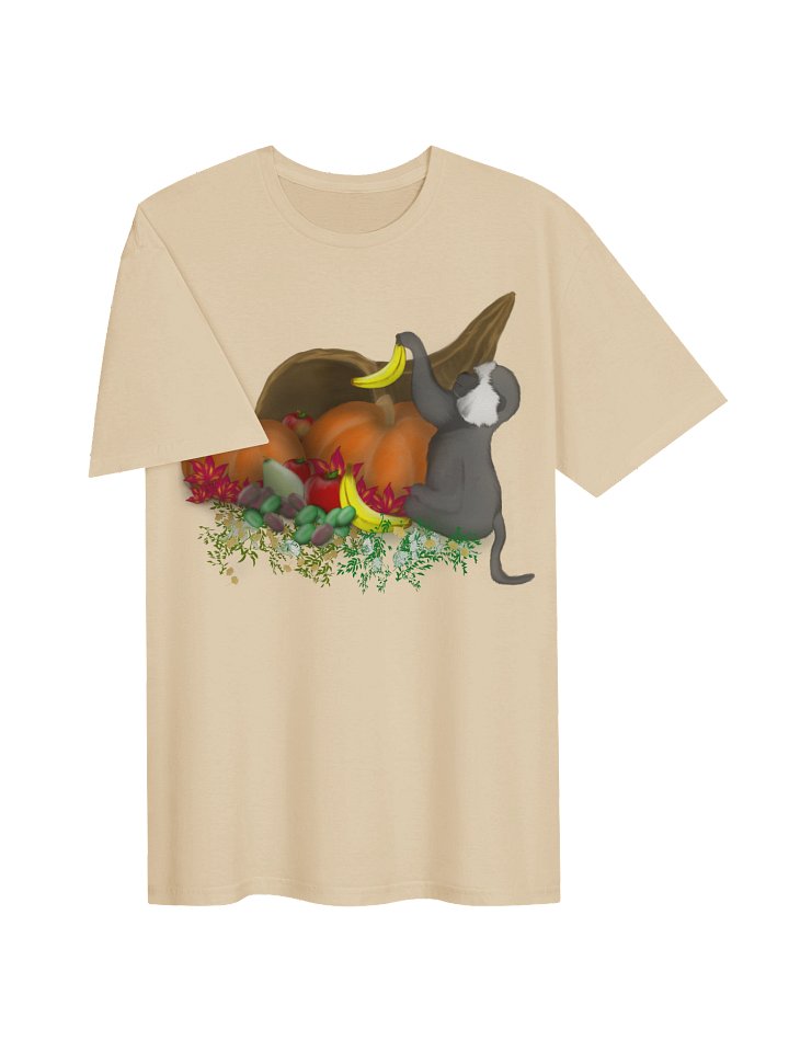 Monkey and Cornucopia T-Shirt. Unisex Gildan Softstyle T-Shirt product image (2)