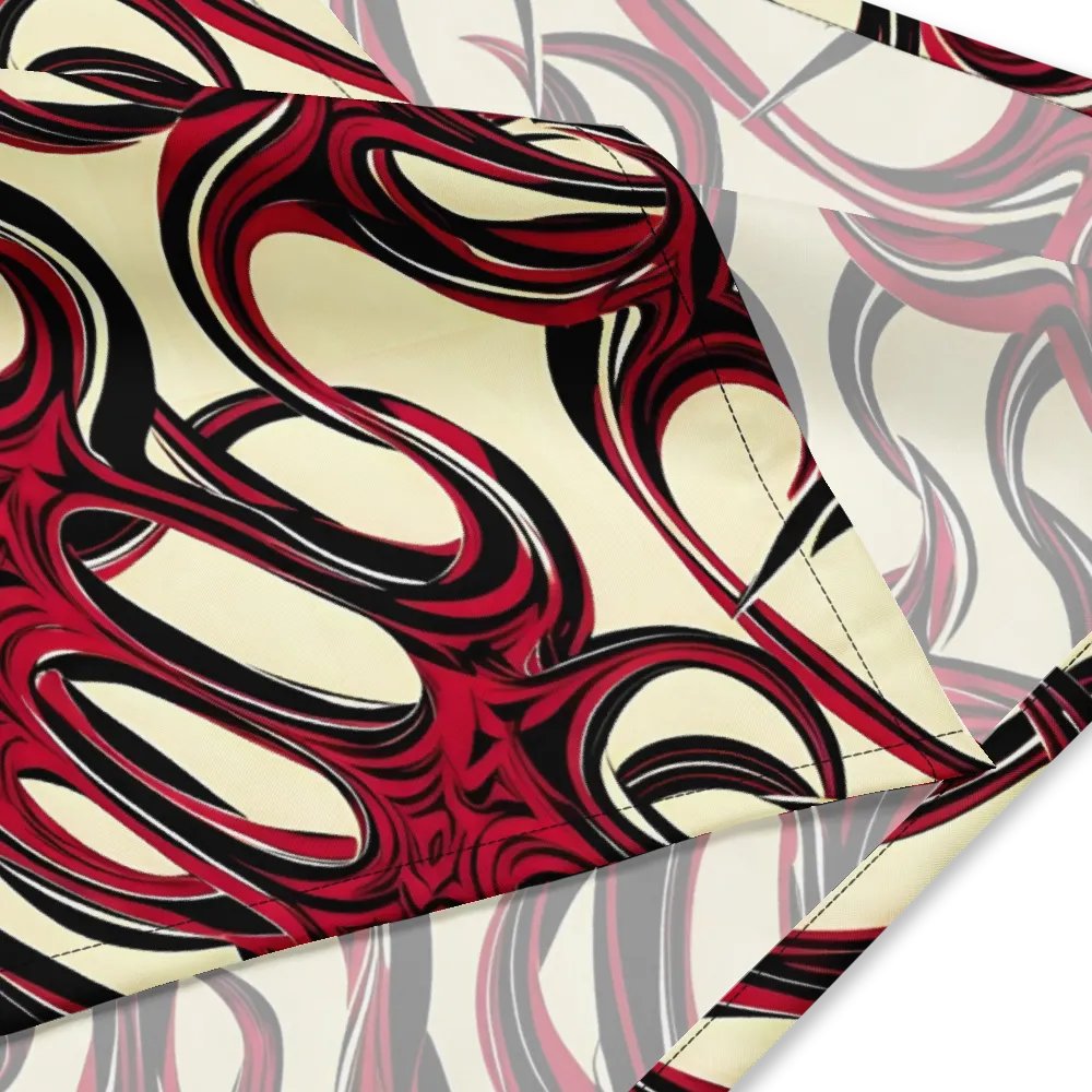 Crimson Red Barbwire Bandana product image (5)