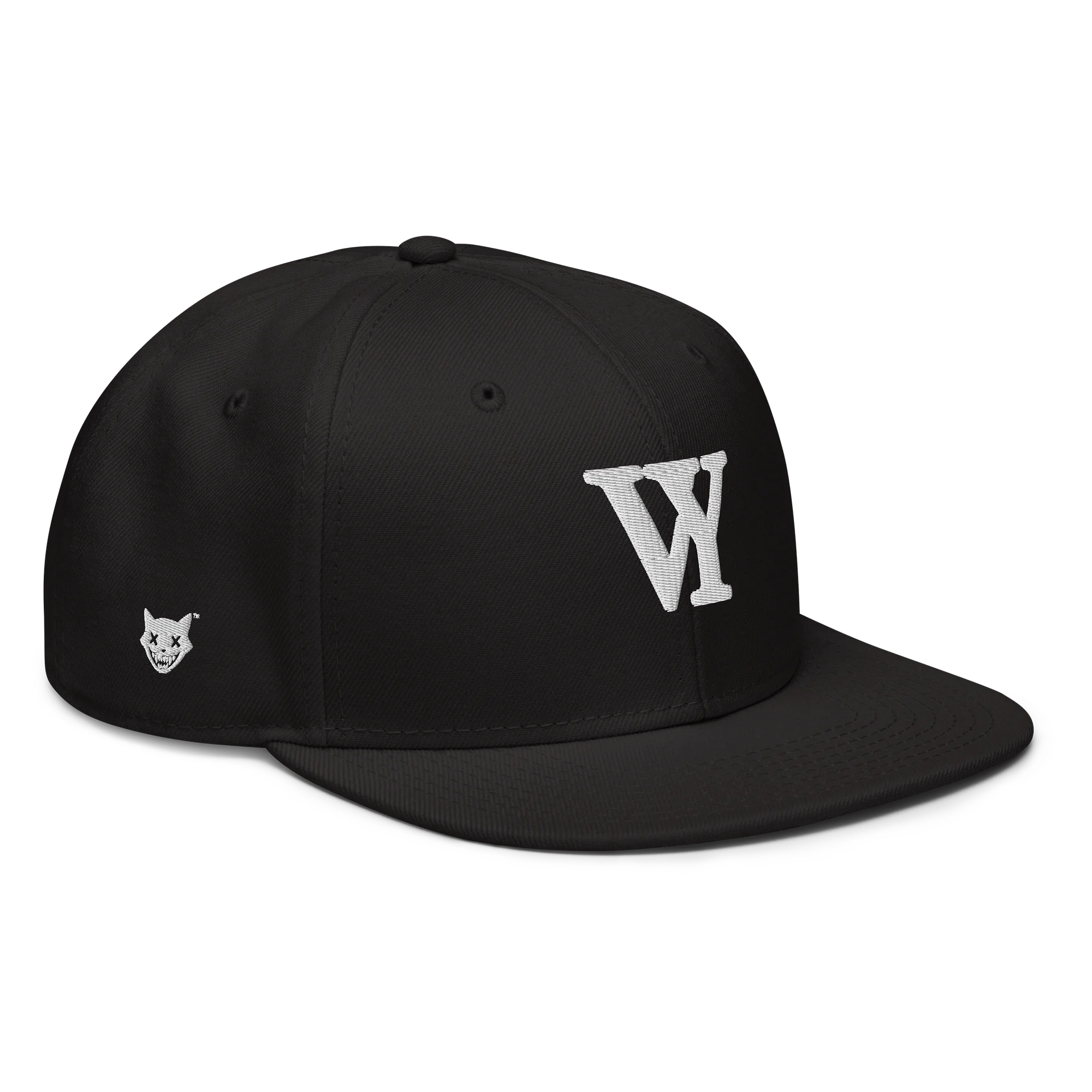 VY monogram Wool Blend Snapback BLACK product image (6)