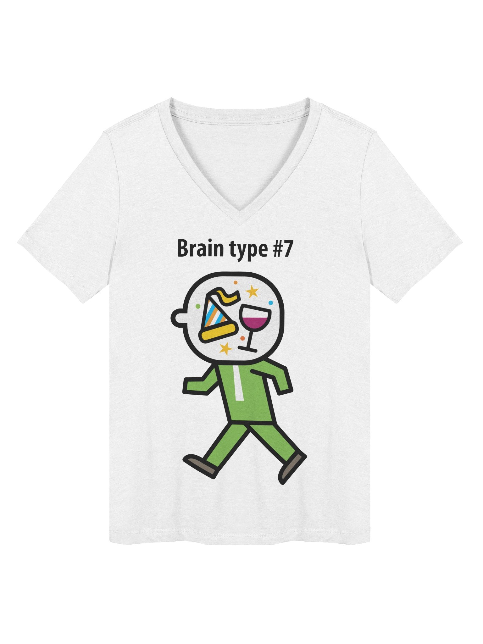 Women's t-shirt for brain type #7 product image (1)