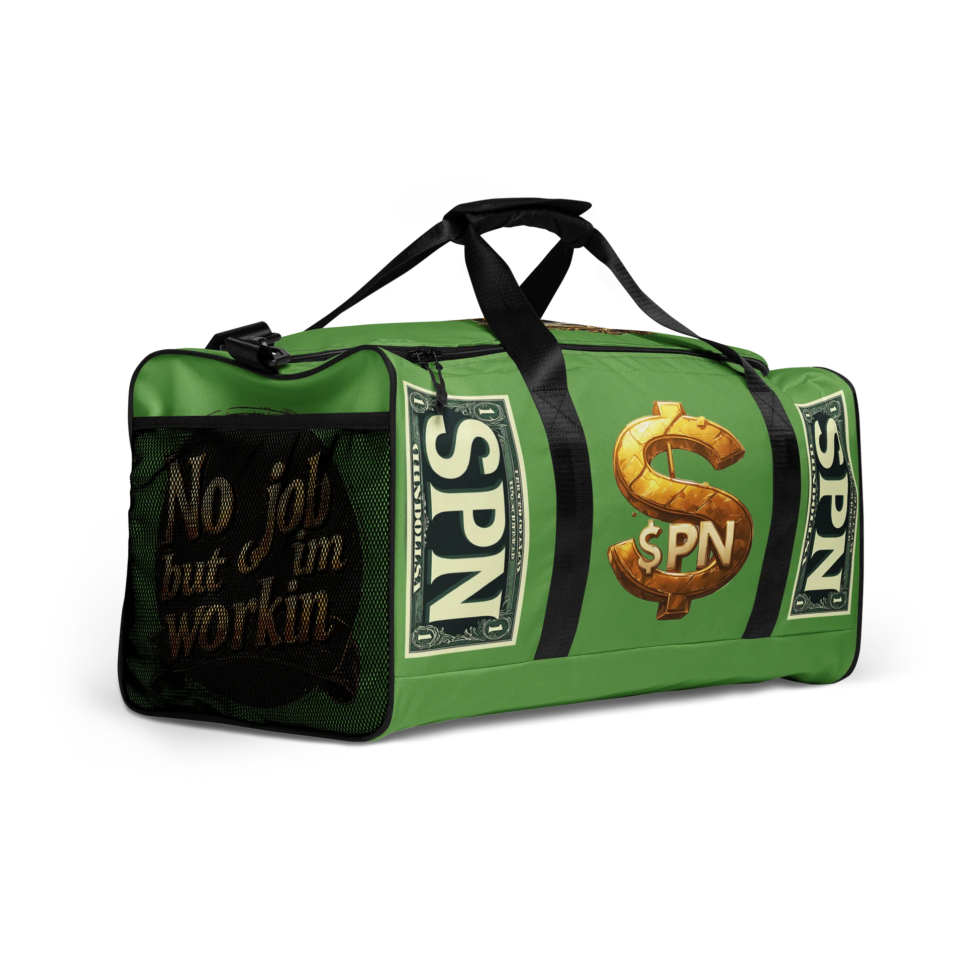 Bling Dollar All-Over Duffle Bag product image (2)