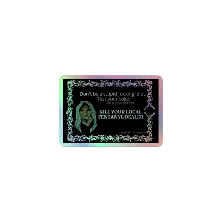 Don't Be an Idiot Kiss Cut Sticker product image (1)