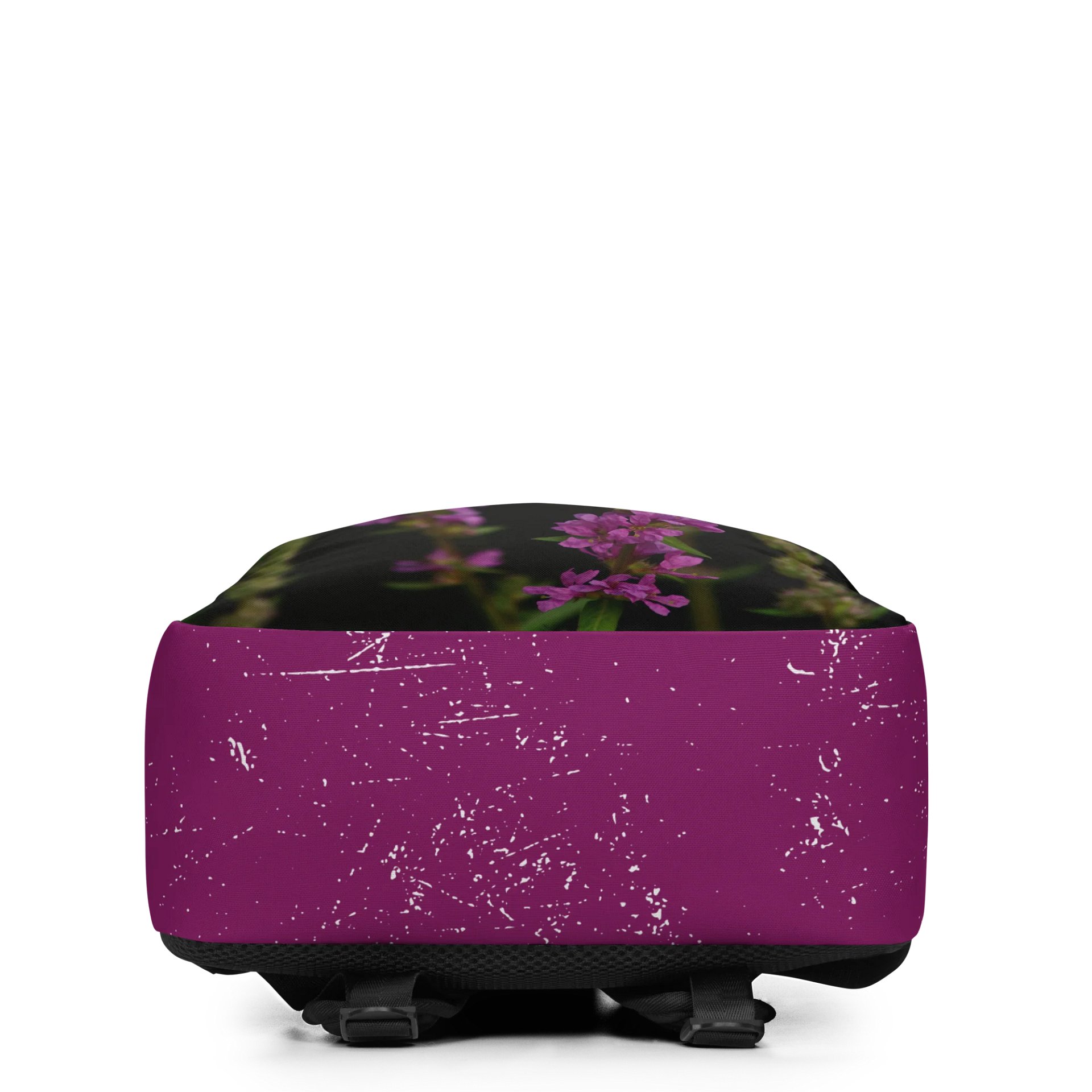 Design-backpack - Purple blossoms against a dark background (Light-colored Design) product image (6)