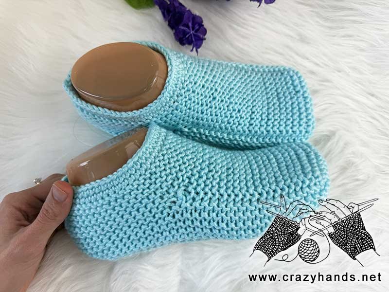 Cozy Knit House Slippers Pattern product image (8)