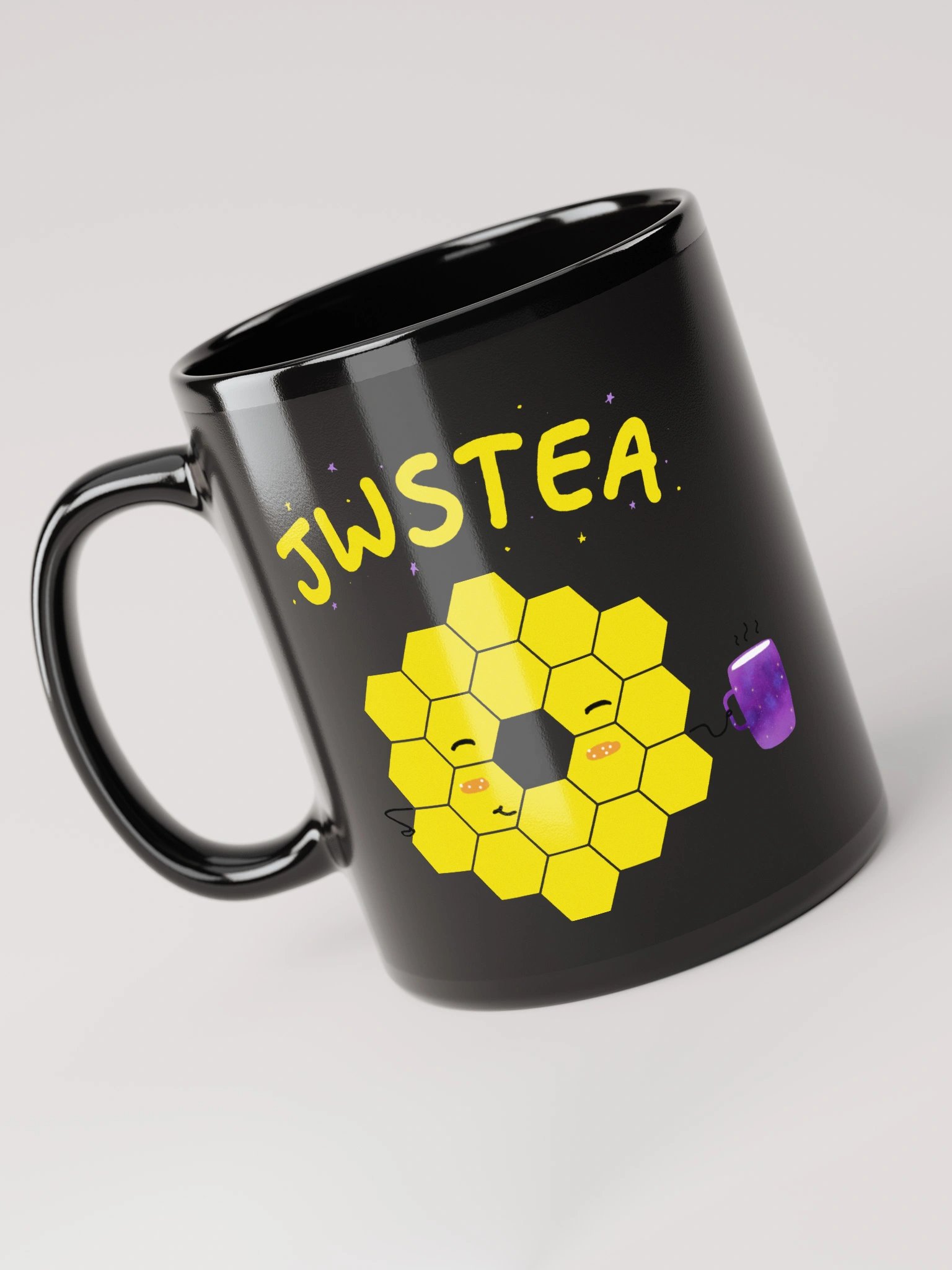 JWSTea Face Black Mug product image (2)