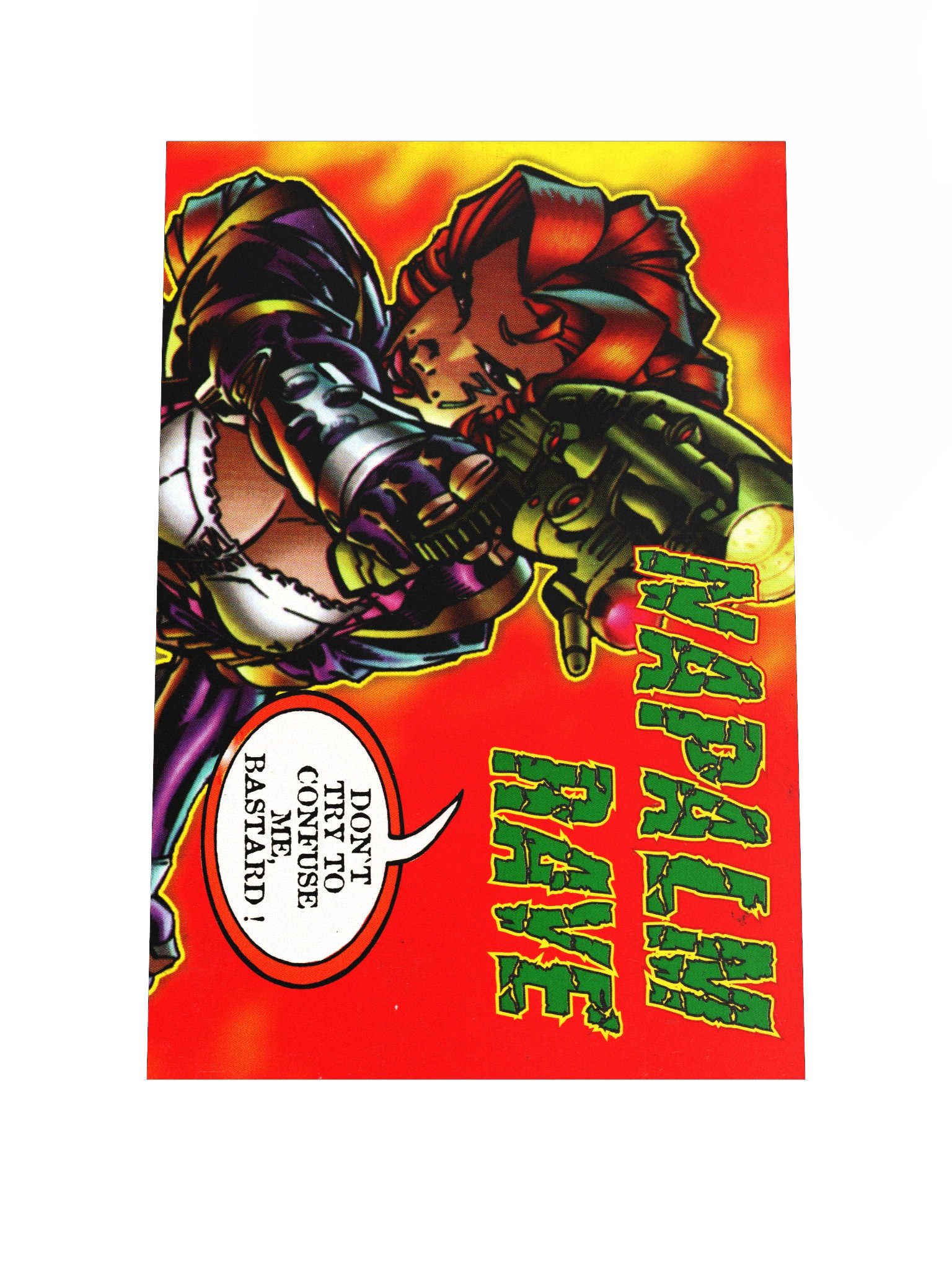 Napalm Rave CD - Promotional Poster/Flyer product image (1)