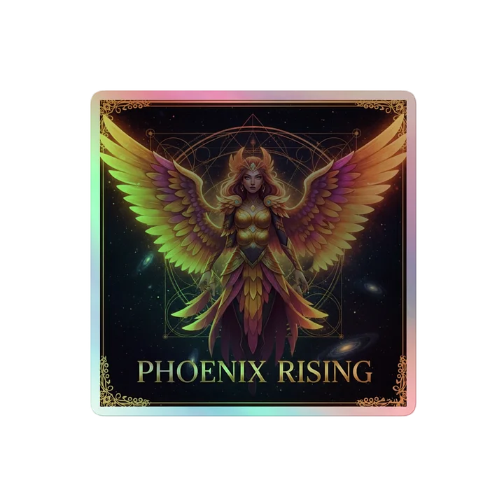 Phoenix Rising Holographic Sticker Sheet product image (2)